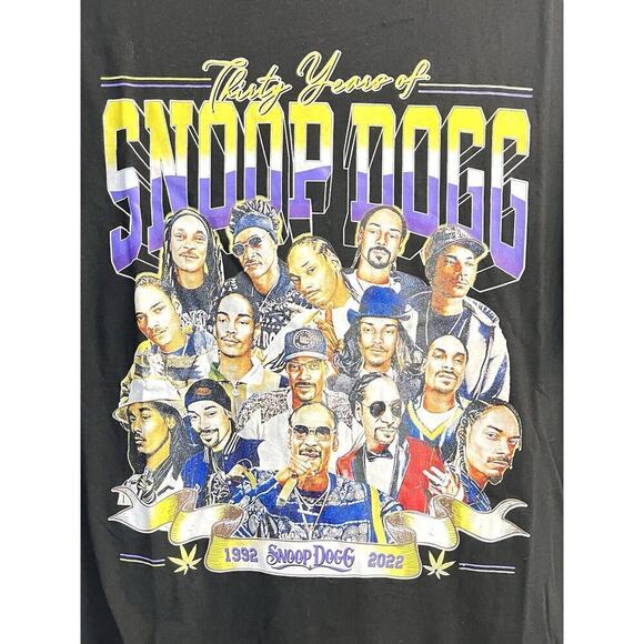 Snoop Dogg 30 Years Of Death Row TShirt 90’s Doggystyle Rap Graphic Gin & Juice - Picture 2 of 11